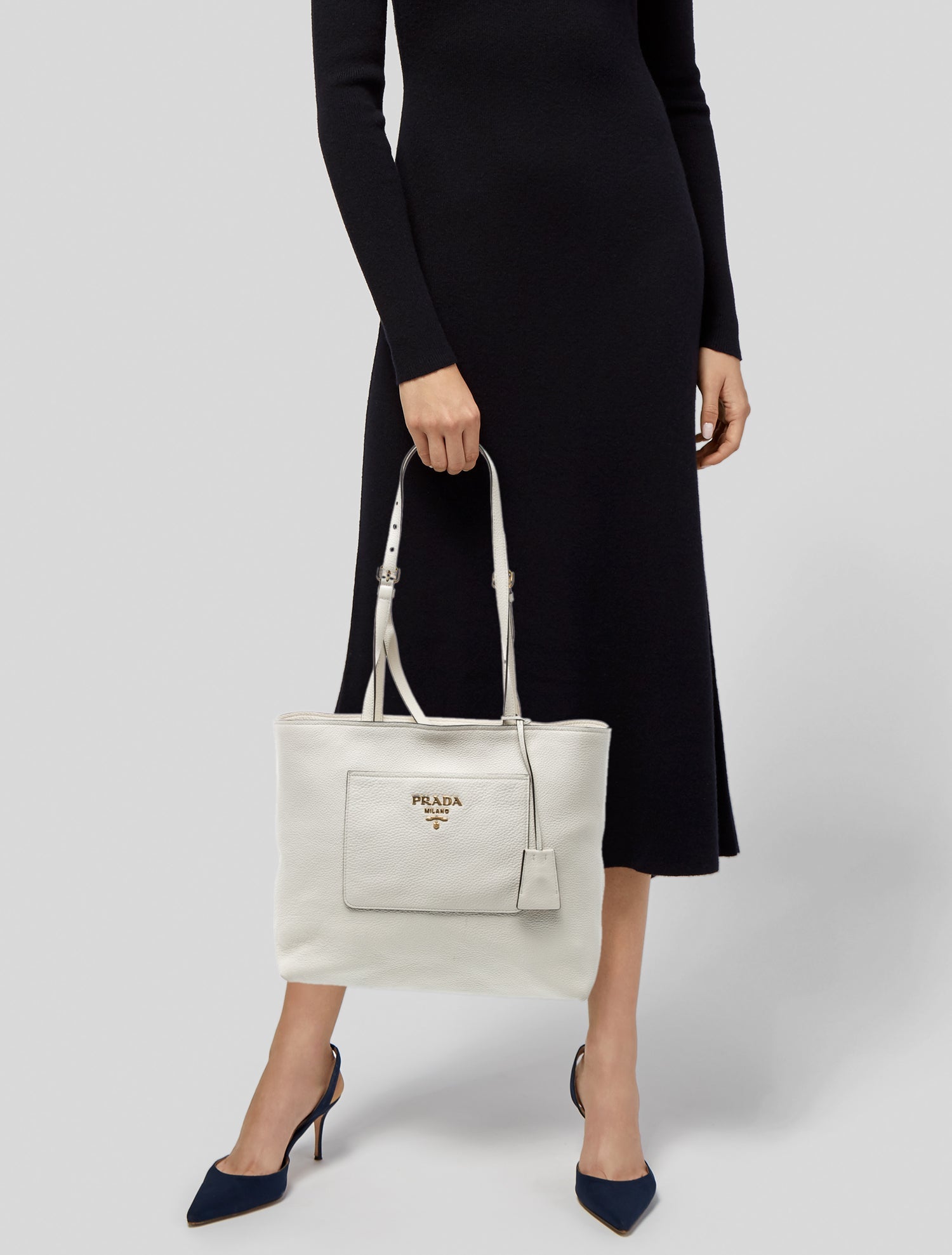 Prada Vitello Daino Leather Shoulder Bag