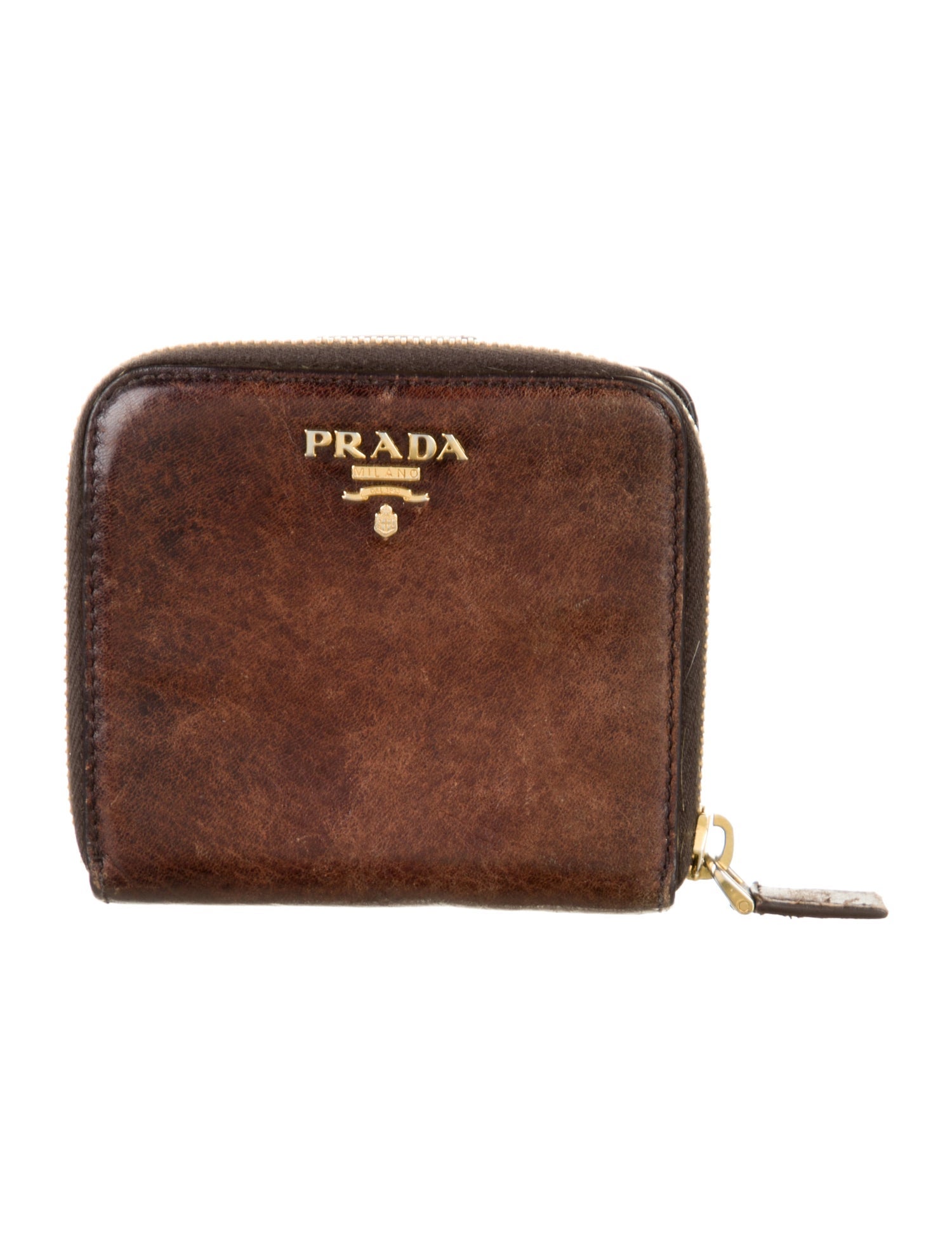 Prada Leather Compact Wallet