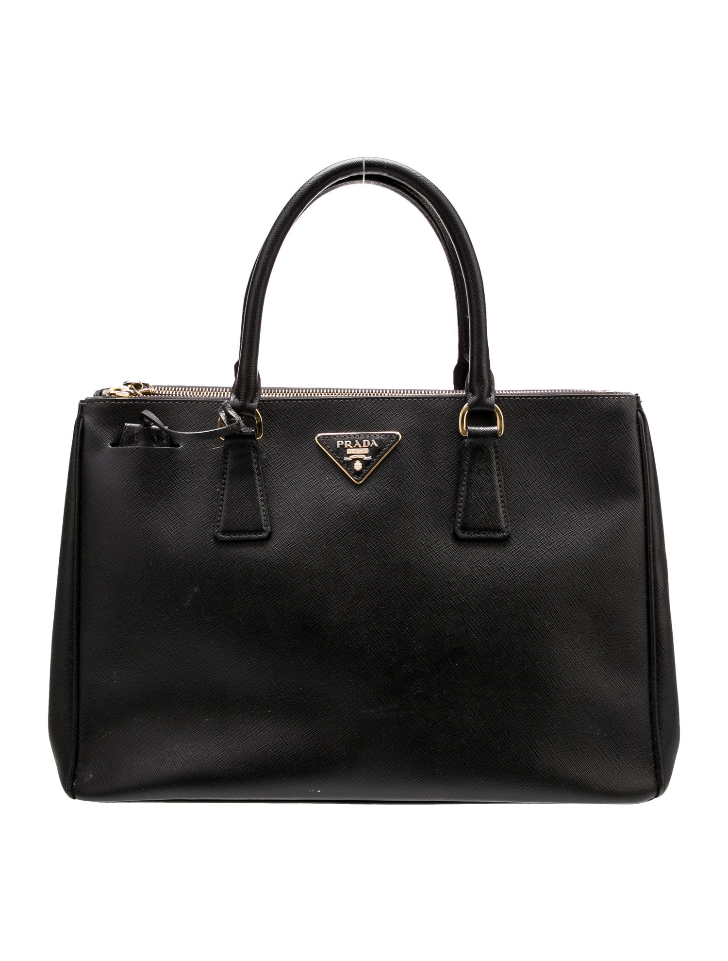 Prada Saffiano Leather Galleria Double Zip Large
