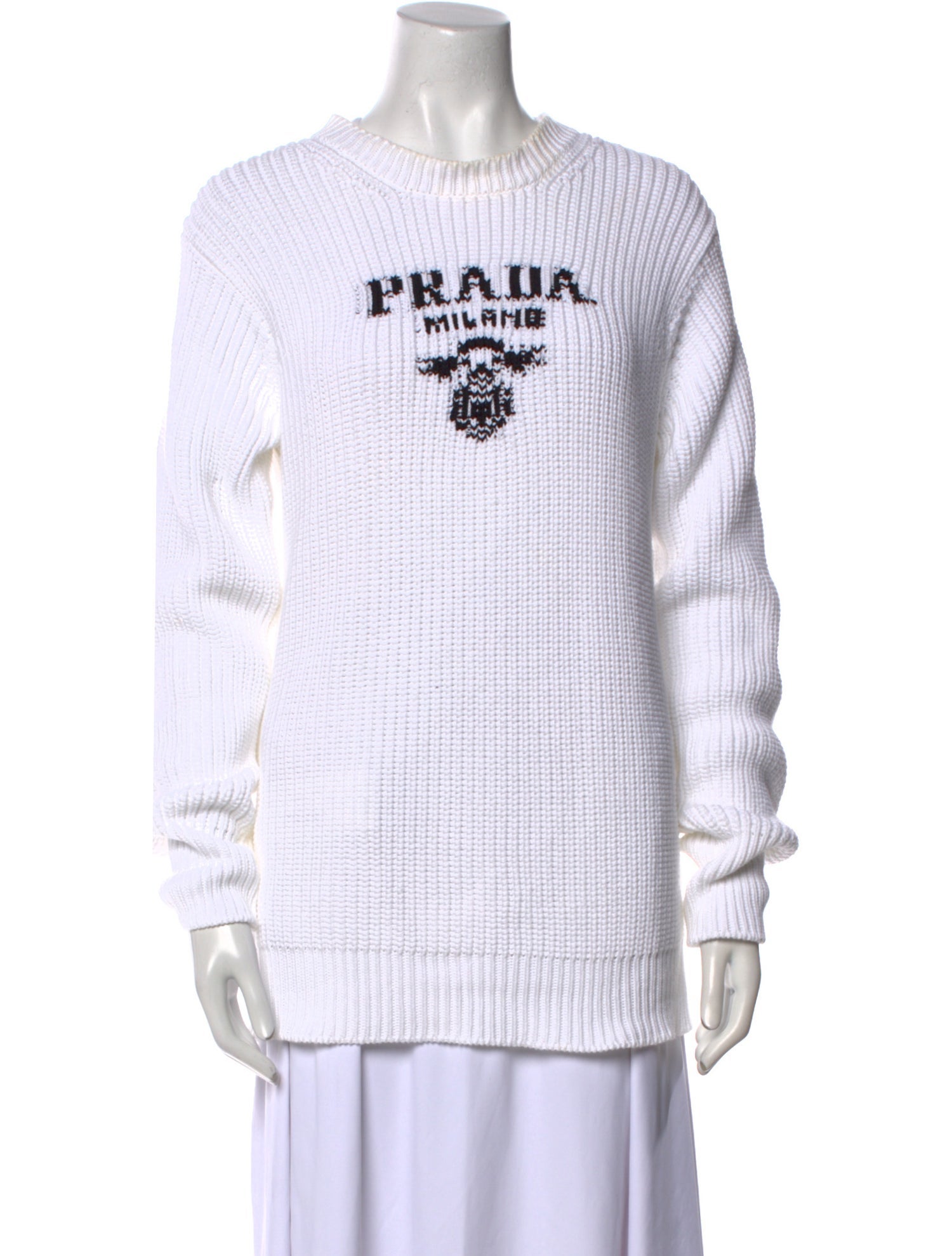 Prada 2022 Graphic Print Sweater