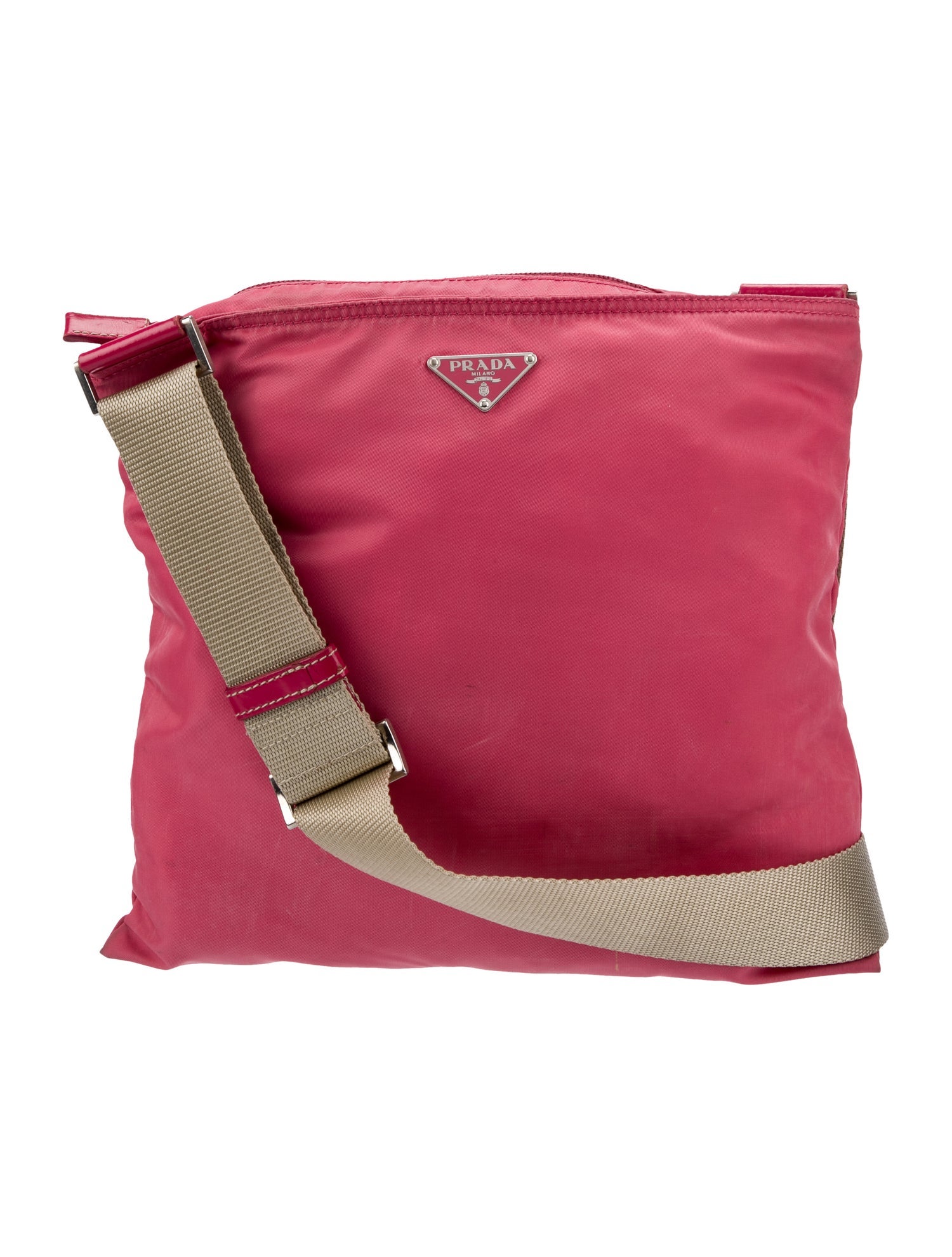 Prada Vela Nylon Messenger Bag