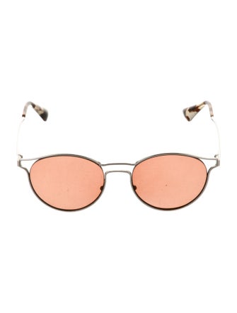 Prada Round Mirrored Sunglasses
