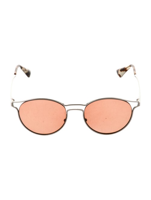 Prada Round Mirrored Sunglasses