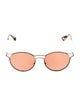 Prada Round Mirrored Sunglasses