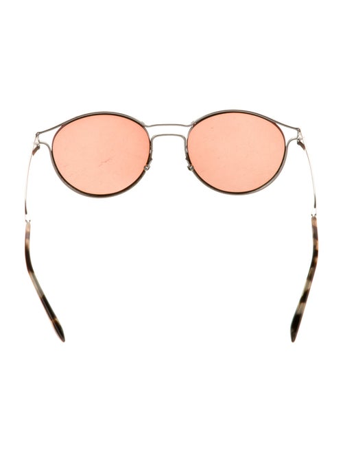 Prada Round Mirrored Sunglasses