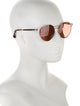 Prada Round Mirrored Sunglasses