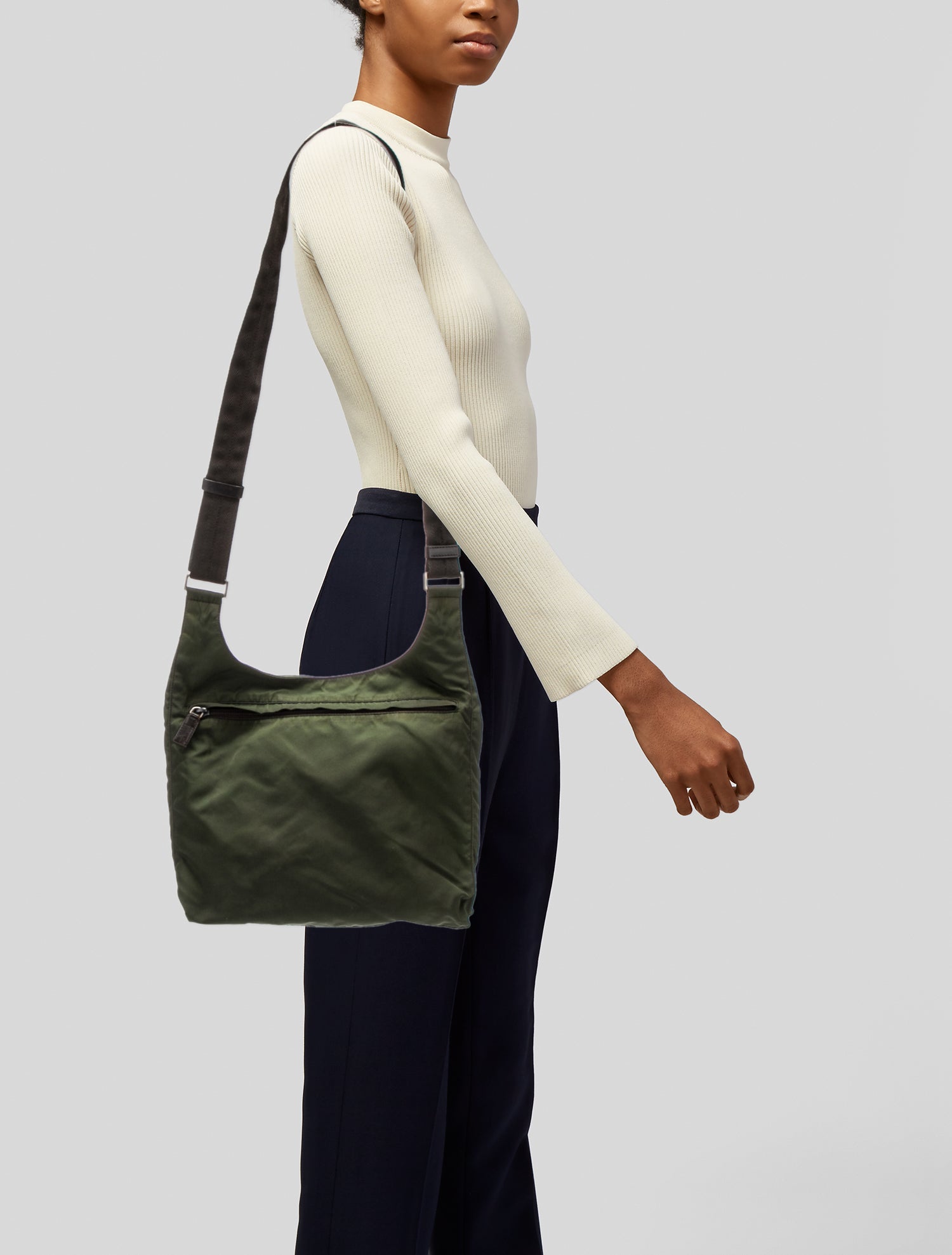 Prada Tessuto Nylon Messenger Bag