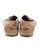 Prada Leather Bow Accents Espadrilles
