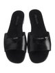 Prada Leather Cutout Accent Slides