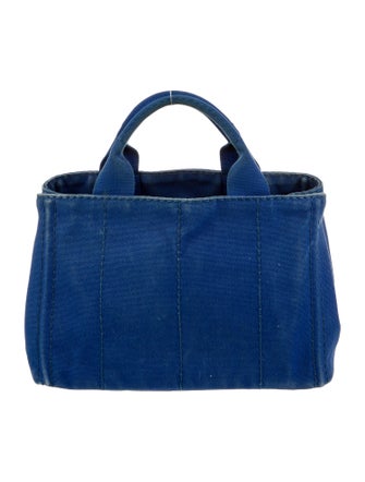 Prada Enameled Metal Triangle Top Handle Bag Small