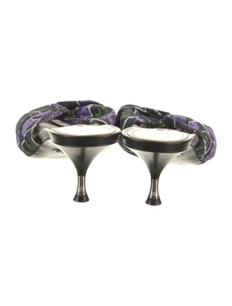 Prada Floral Print Slides