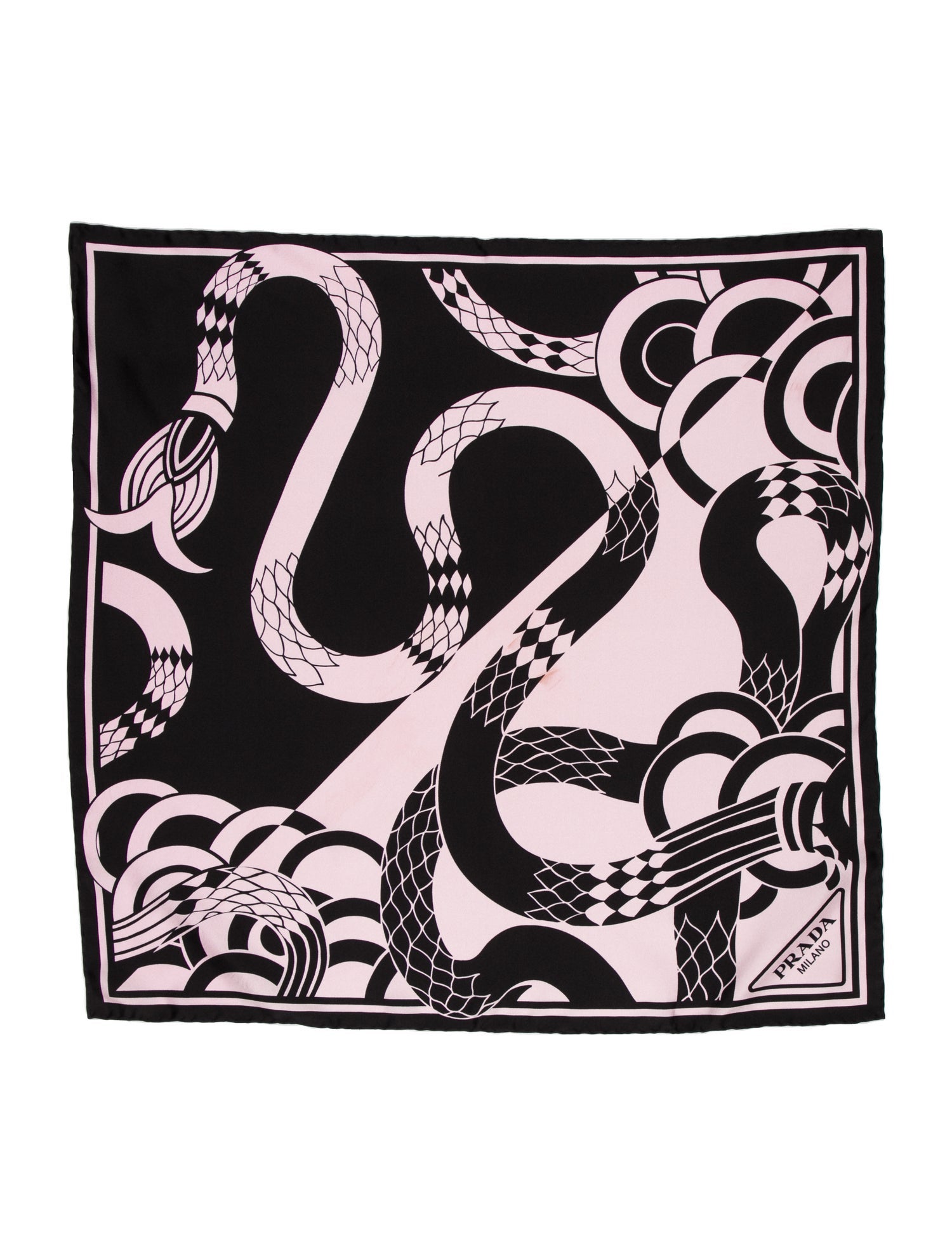 Prada Silk Printed Scarf
