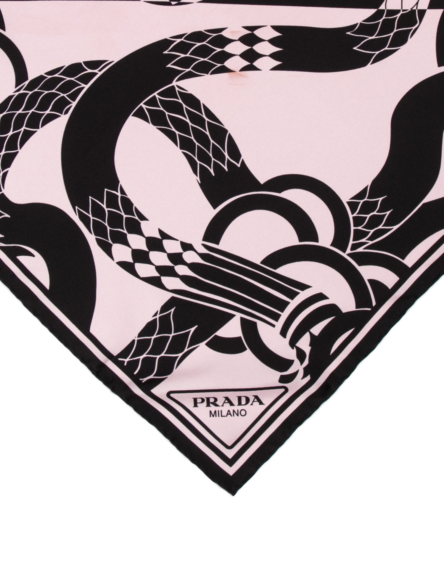 Prada Silk Printed Scarf