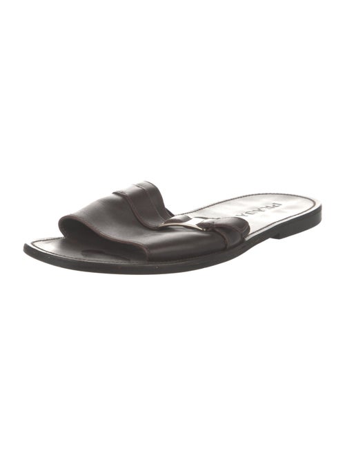 Prada Leather Slides