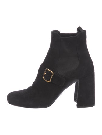 Prada Suede Chelsea Boots