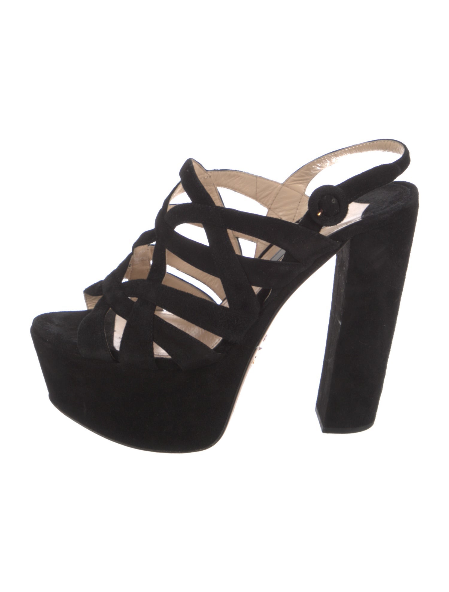 Prada Suede Slingback Pumps