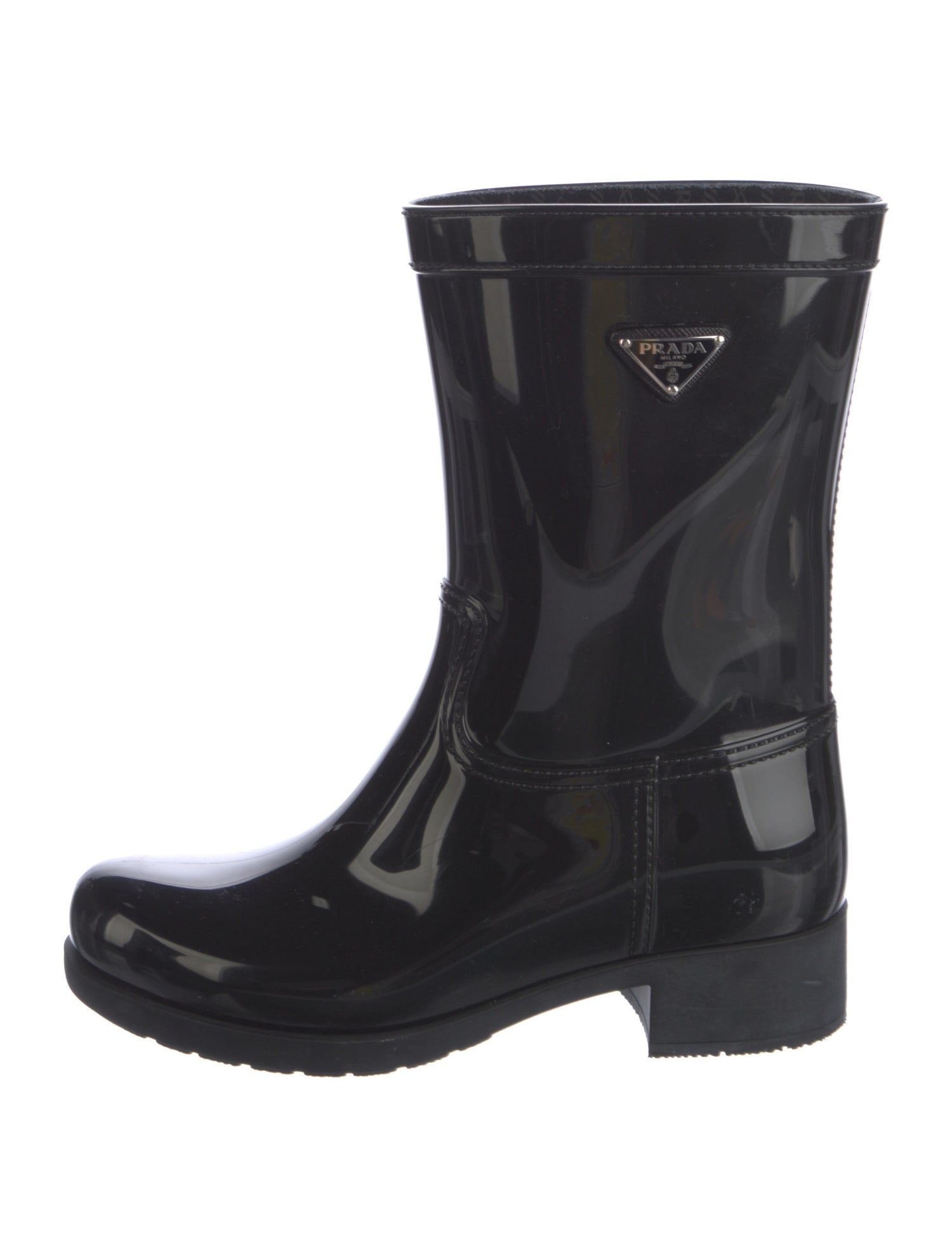 Prada Rubber Rain Boots