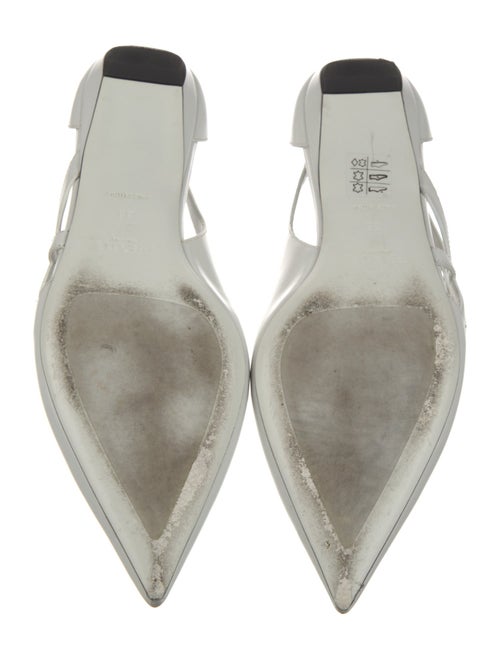 Prada Leather D'Orsay Flats