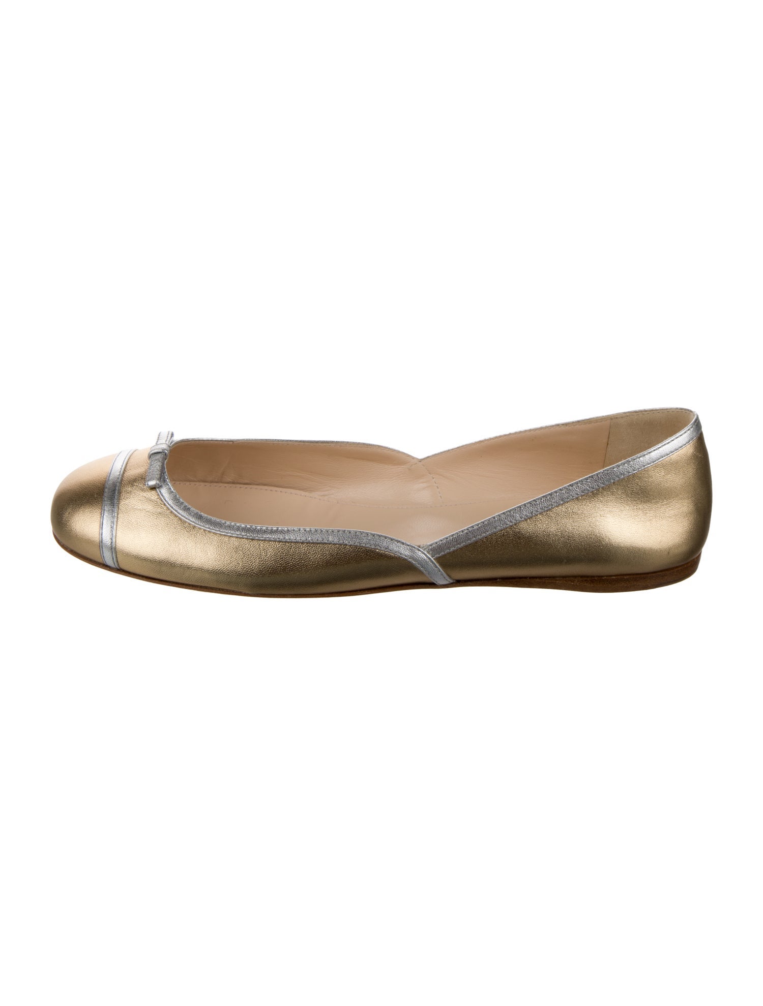 Prada Leather Ballet Flats