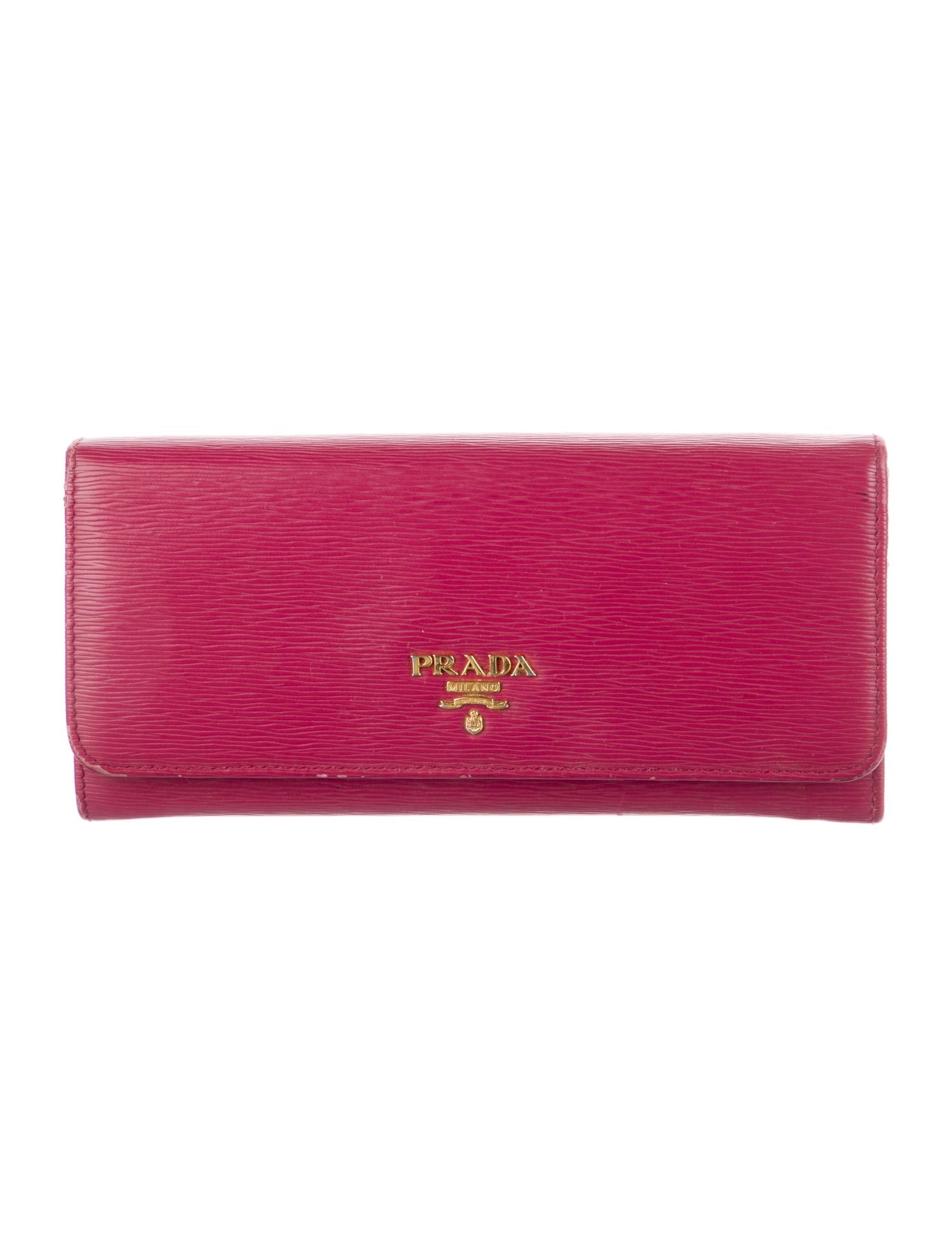 Prada Late 2000's - Early 2010's Continental Wallet