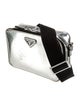 Prada Enameled Metal Triangle Minaudière Small