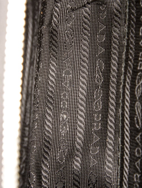 Prada Enameled Metal Triangle Minaudière Small