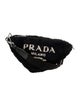 Prada Enameled Metal Triangle Triangle