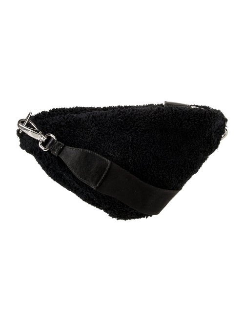 Prada Enameled Metal Triangle Triangle