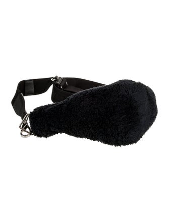 Prada Enameled Metal Triangle Triangle