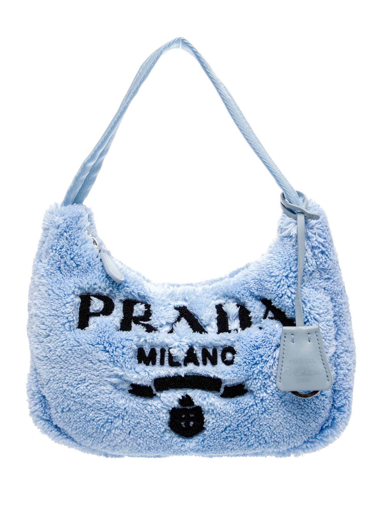 Prada Enameled Metal Triangle Re-Edition 2000