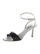 Prada Leather Colorblock Pattern Sandals
