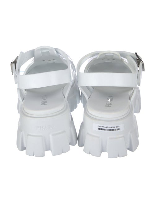 Prada Monolith Rubber Sandals