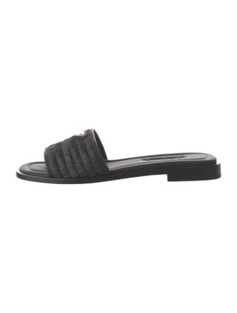 Prada Leather Slides