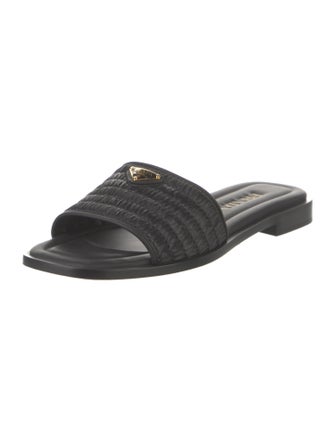 Prada Leather Slides