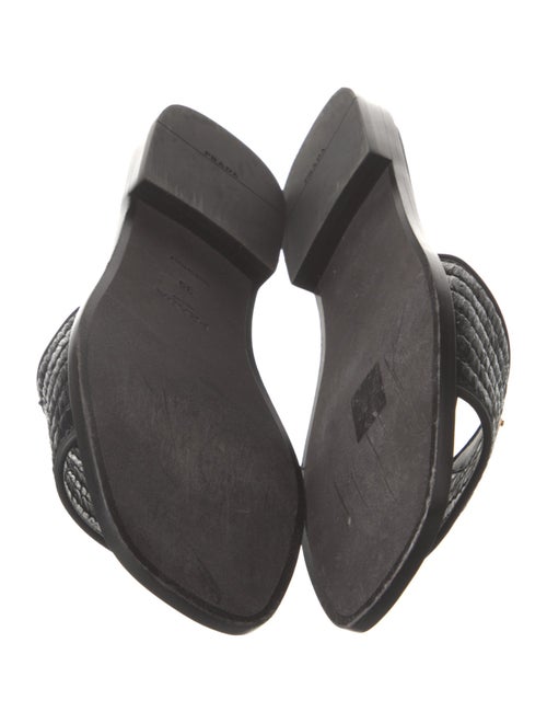 Prada Leather Slides