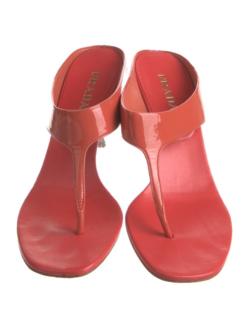 Prada Patent Leather Slides