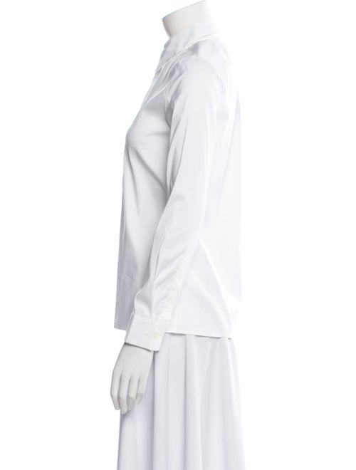 Prada 2019 Long Sleeve Button-Up Top