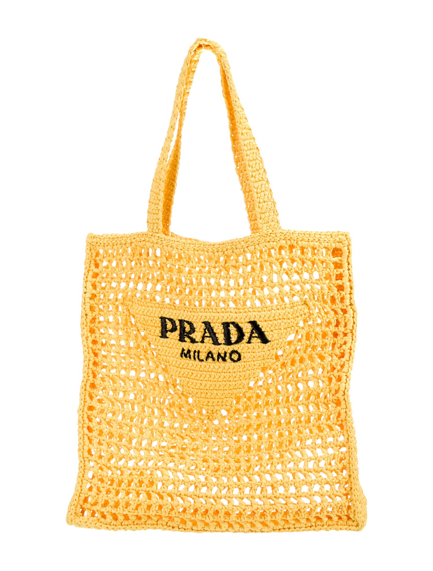 Prada Raffia Grass Tote