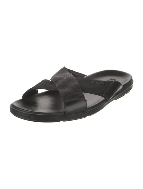 Prada Leather Slides