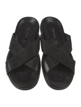 Prada Leather Slides