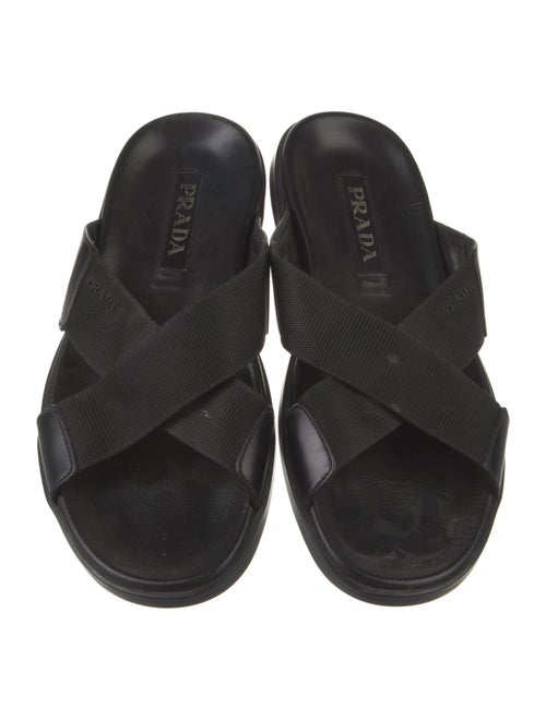 Prada Leather Slides
