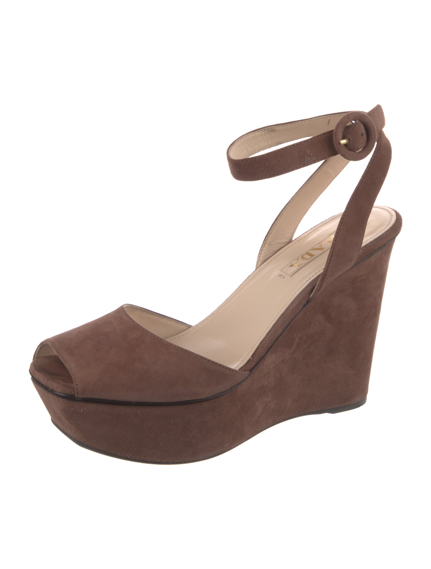 Prada Suede Slingback Pumps