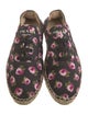 Prada Canvas Floral Print Espadrille Sneakers