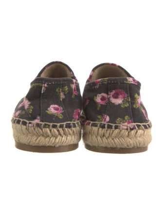 Prada Canvas Floral Print Espadrille Sneakers