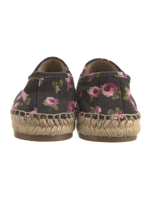 Prada Canvas Floral Print Espadrille Sneakers