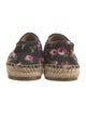 Prada Canvas Floral Print Espadrille Sneakers