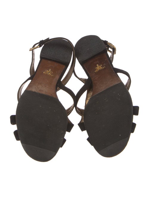 Prada Suede Studded Accents Slides