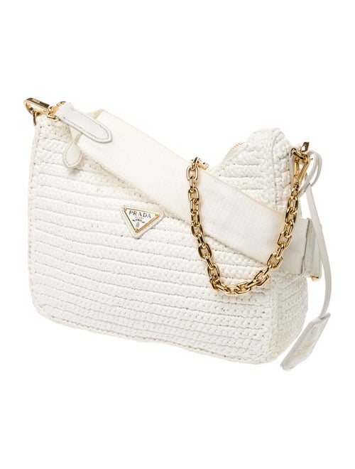 Prada Enameled Metal Triangle Re-Edition 2005