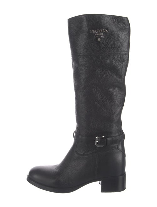 Prada Leather Riding Boots