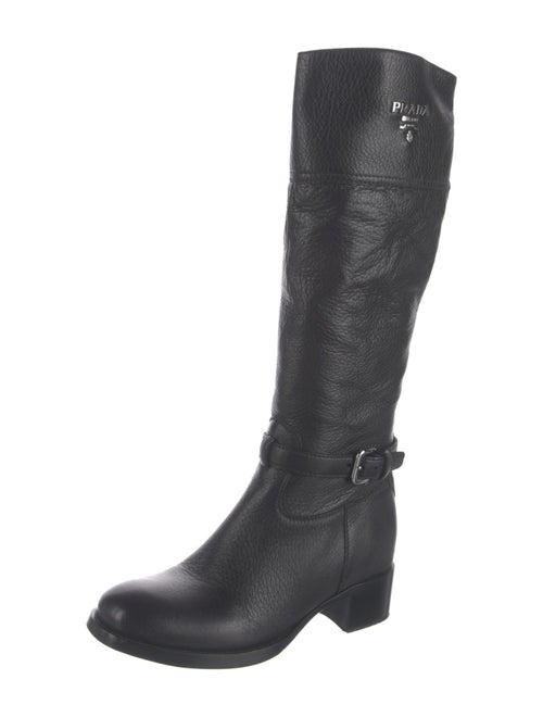 Prada Leather Riding Boots